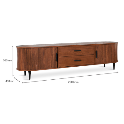 IRIDIAN Oval TV Cabinet