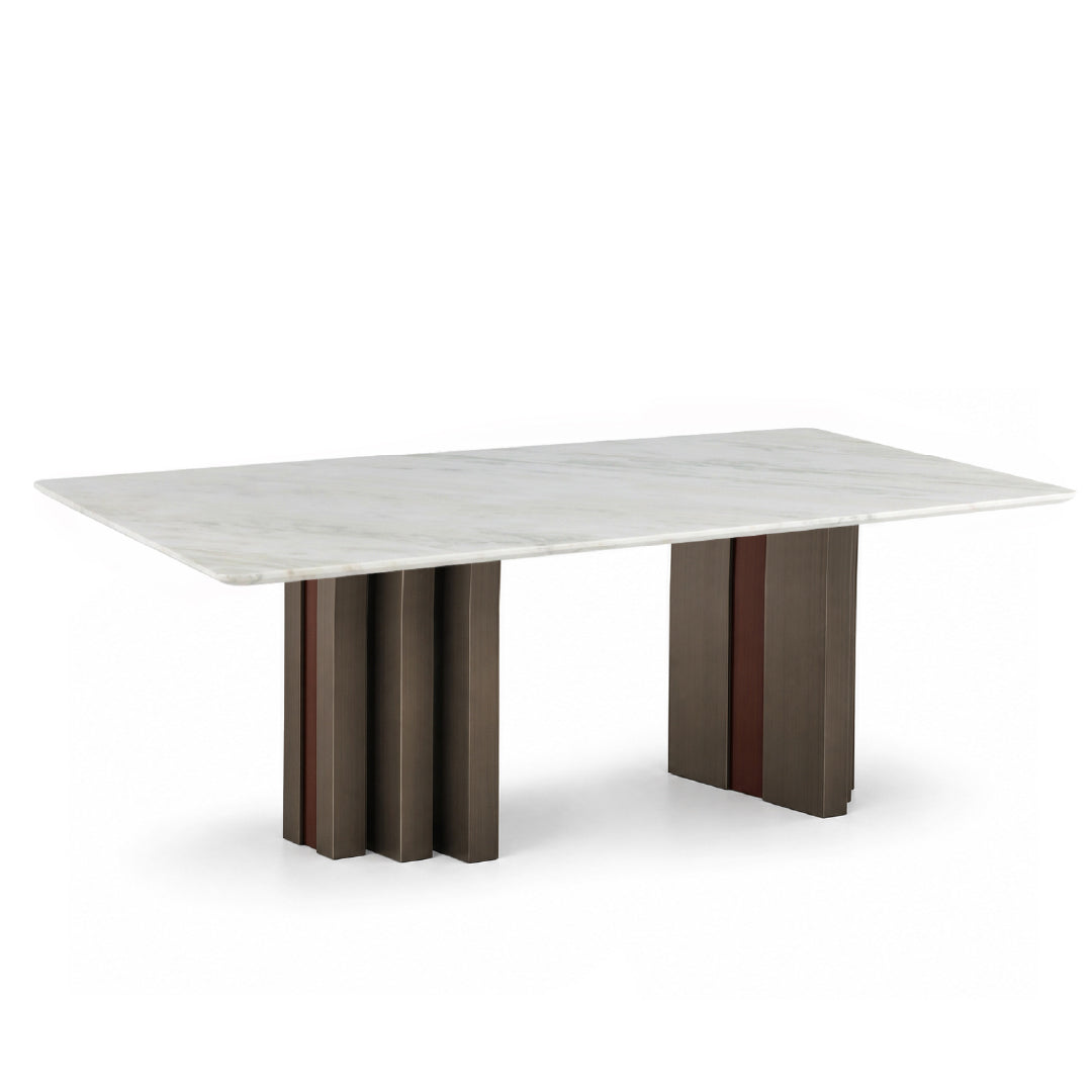 IVARA Natural Marble Stone Dining Table