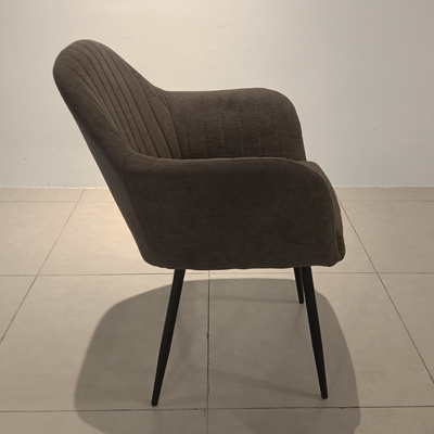 CHEVRON Dining Chair (Dark Grey)