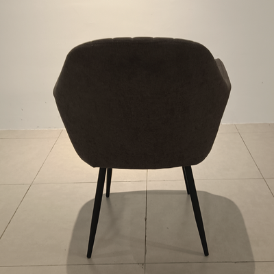 CHEVRON Dining Chair (Dark Grey)