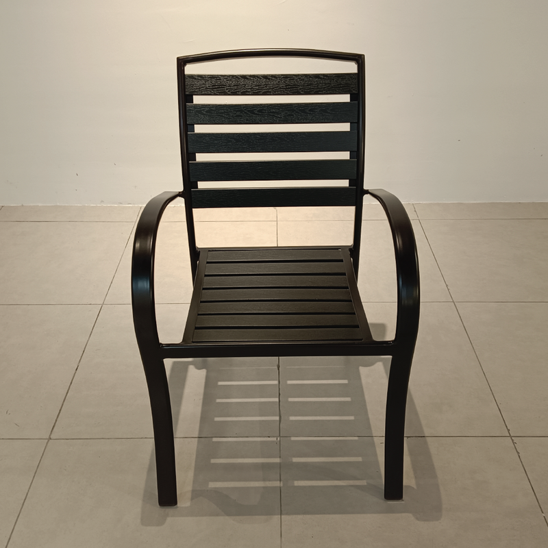 Aluminium Garden Table and Chair (Cappucinno) (1T+2C)