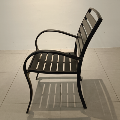 Aluminium Garden Table and Chair (Cappucinno) (1T+2C)