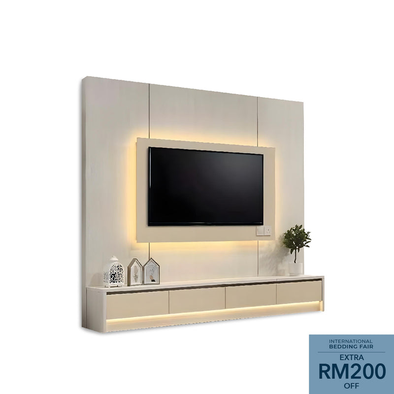 JEEHA Wall Mounted TV Cabinet