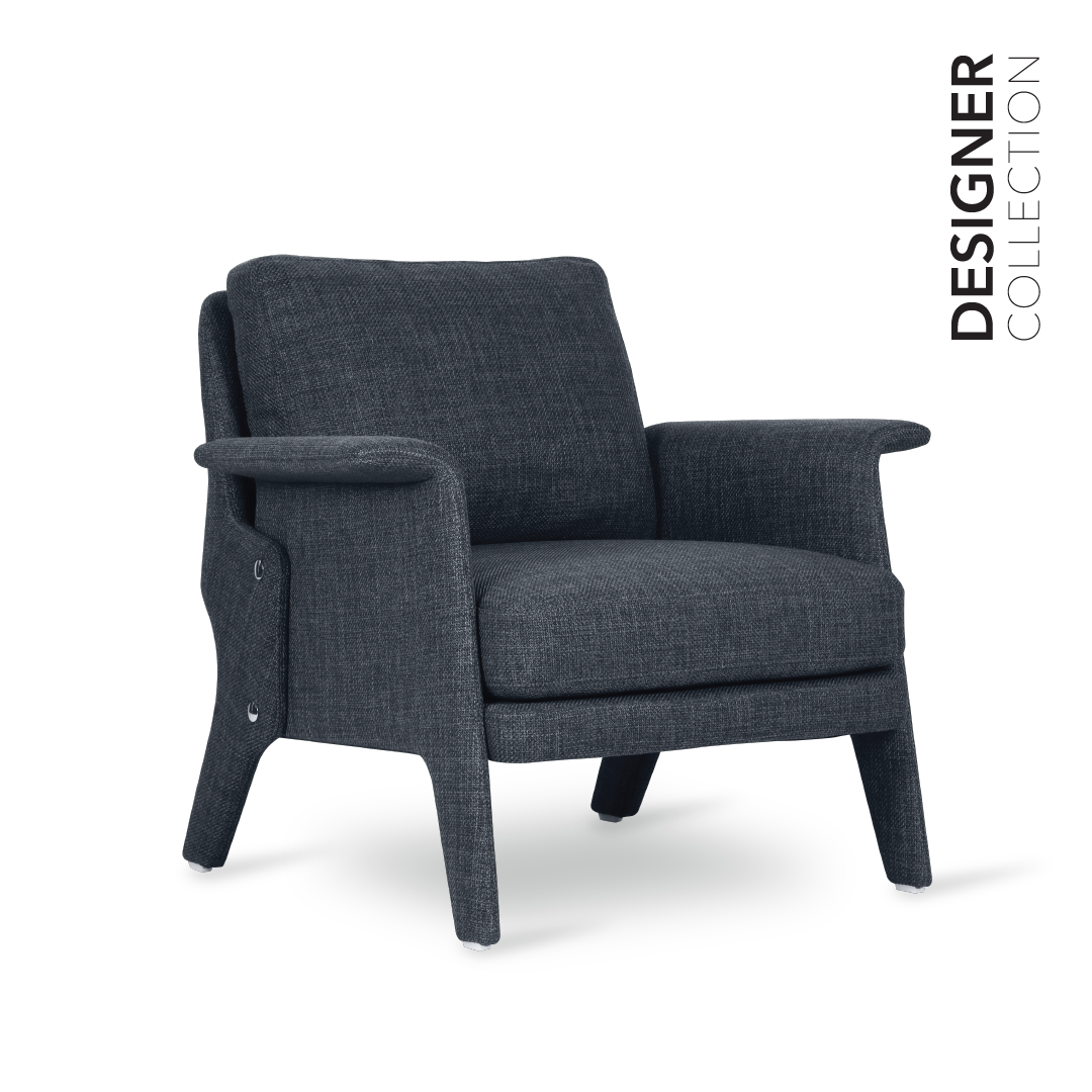 JERRY Designer Chair with Ottoman