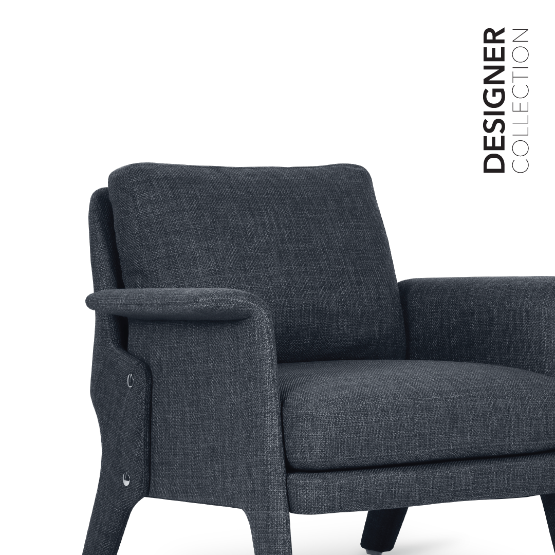 JERRY Designer Chair with Ottoman