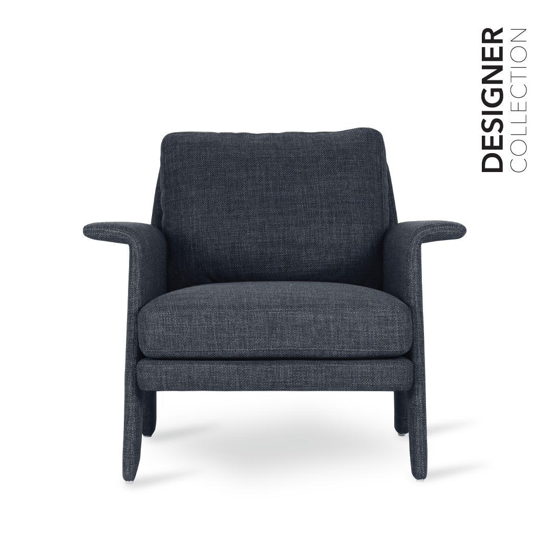 JERRY Designer Chair with Ottoman