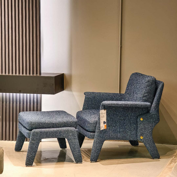 JERRY Designer Chair with Ottoman