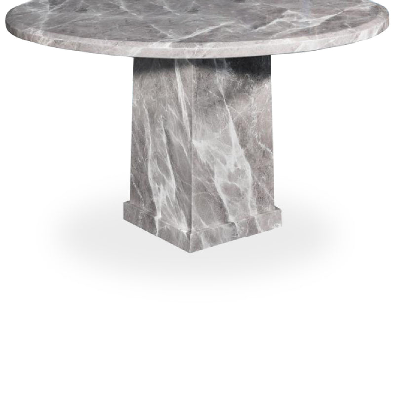 JILANN Round Marble Dining Set