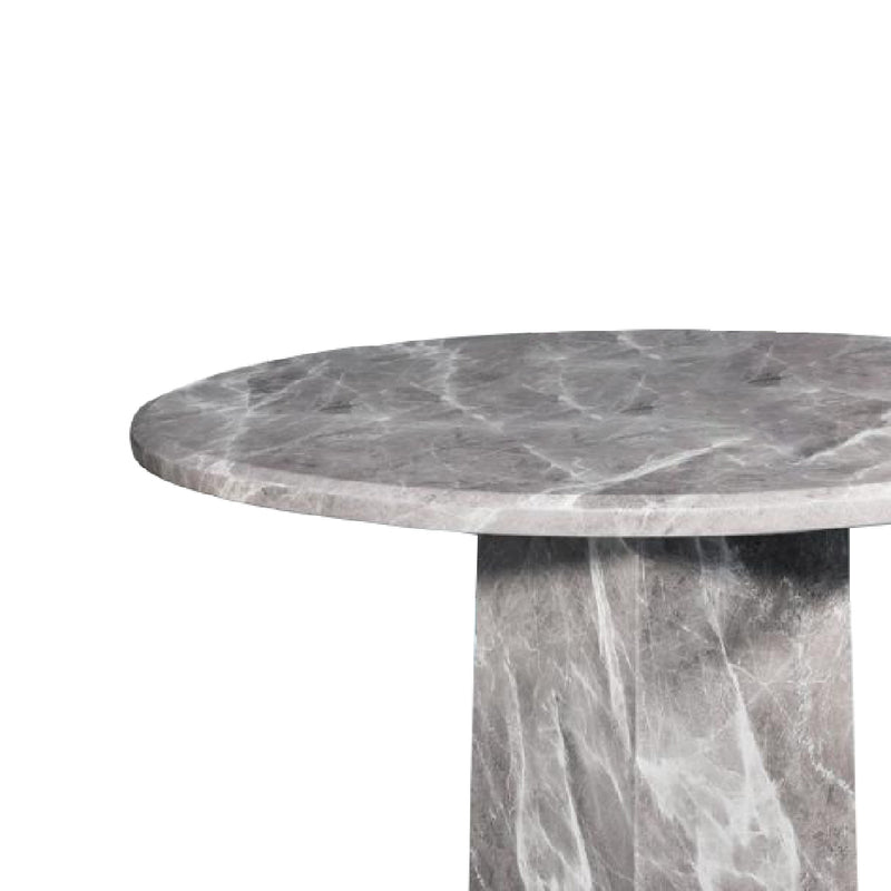 JILANN Round Marble Dining Set