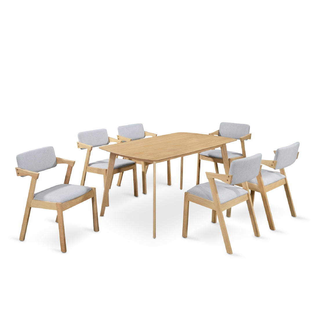 JUGLANS II Dining Set Natural