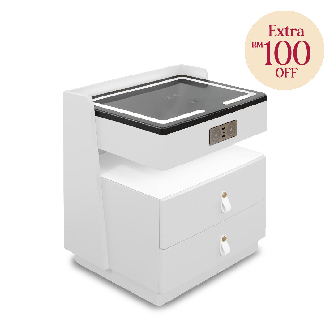 JORAH Side Table Snow White