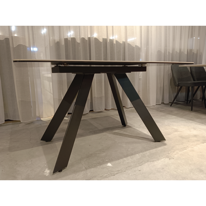 AME Dining Table 1.4M and Chair (Orange) (1T+4C)