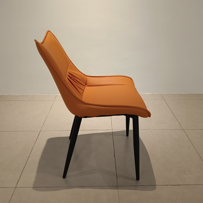 AME Dining Table 1.4M and Chair (Orange) (1T+4C)