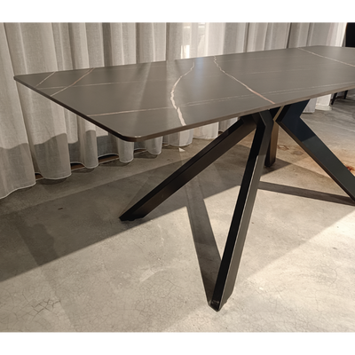 LAWRENCE GOLD Dining Table 2M and Chair (1T+6C)