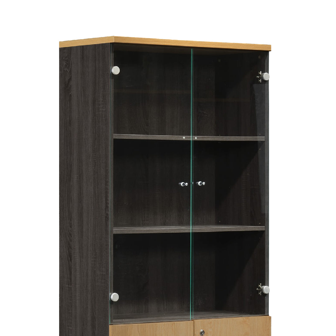 KALEIDO Book Shelf with Glass Door