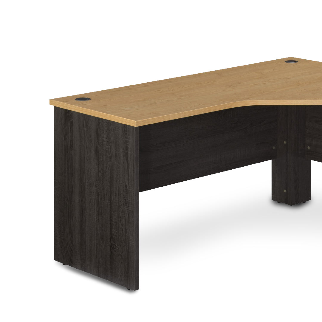 KALEIDO L Shape Office Desk with Pedestal