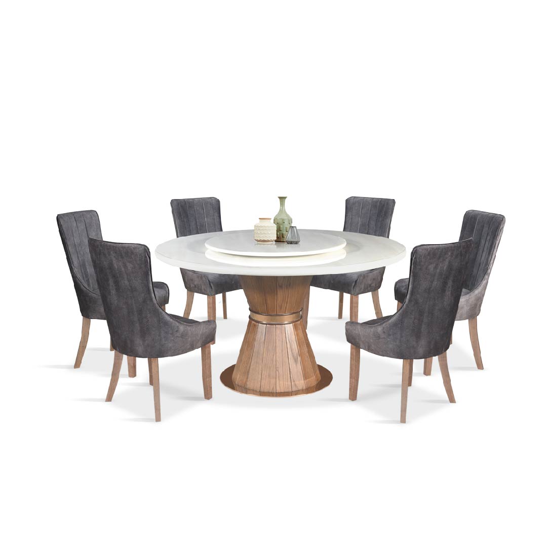 KALON III Marble Dining Set