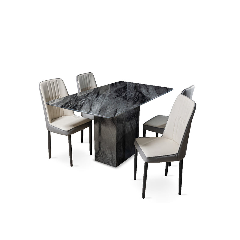 KAMARI Marble Dining Set