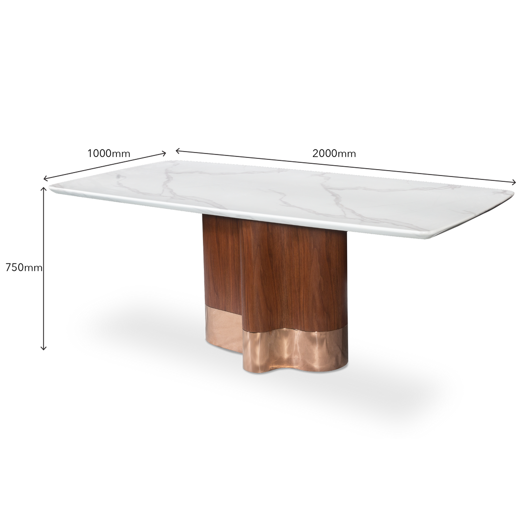 KARADOR Marble Dining Table