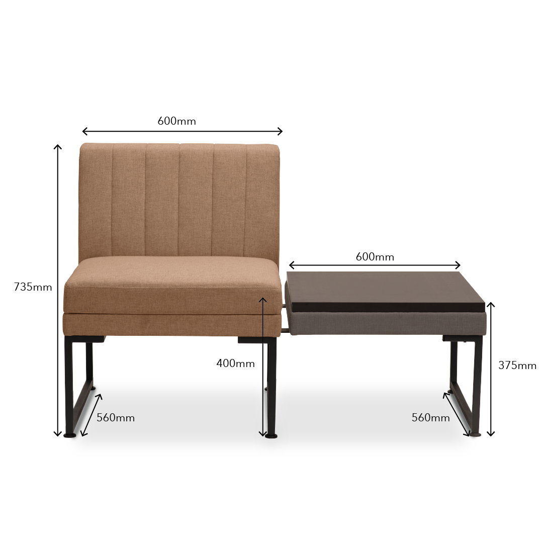 KEYFACTOR 1 Seater with Side Table