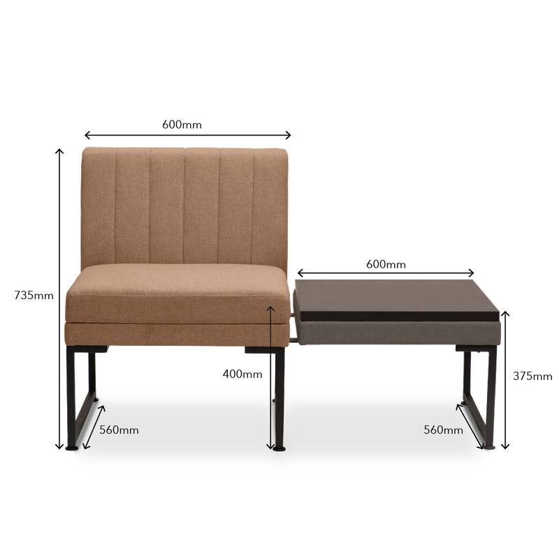 KEYFACTOR 1 Seater with Side Table
