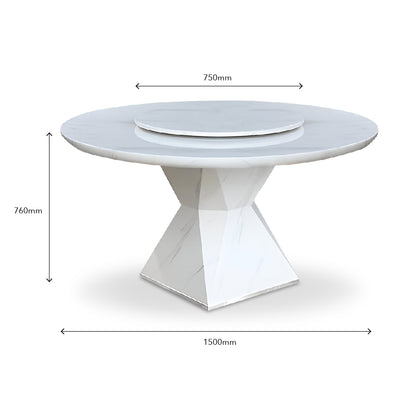 KHALISA Marble Dining Table