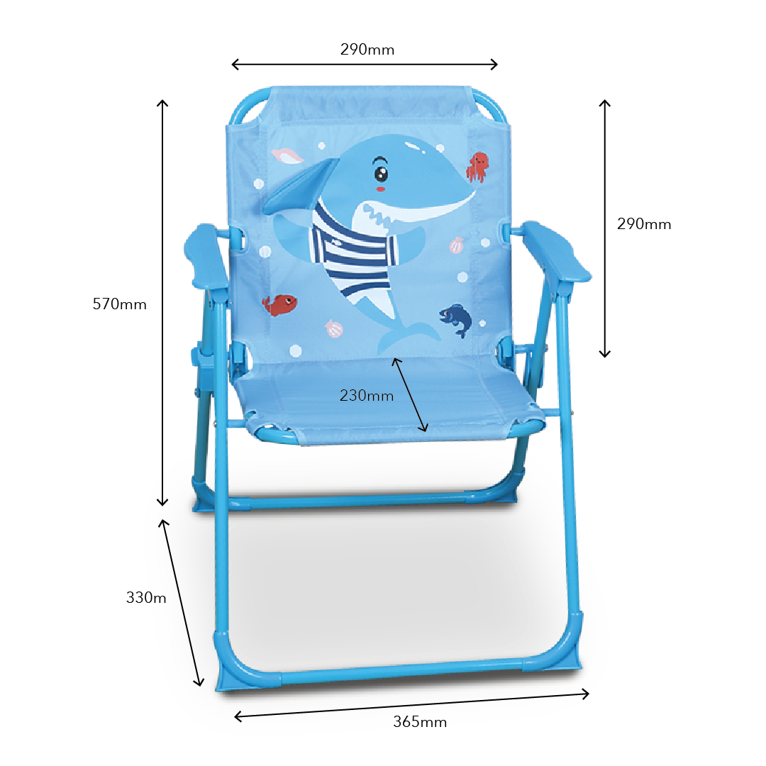 SHARK Kids Foldable Chair
