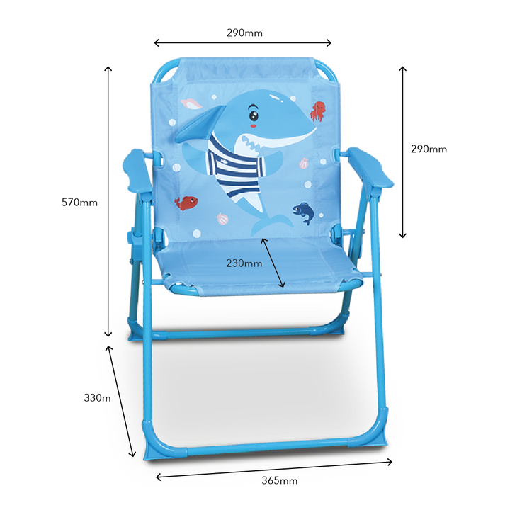 SHARK Kids Foldable Chair