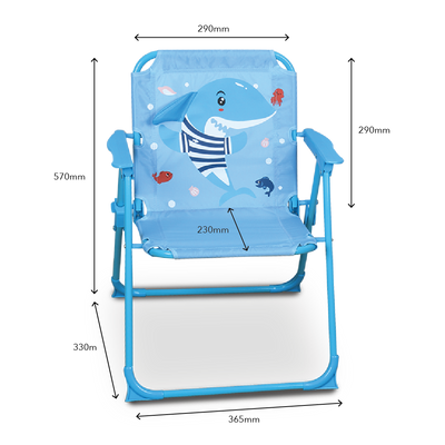 SHARK Kids Foldable Chair