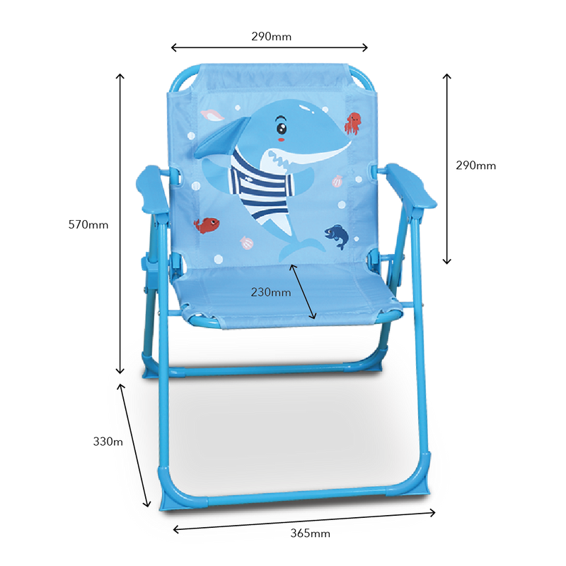 SHARK Kids Foldable Chair