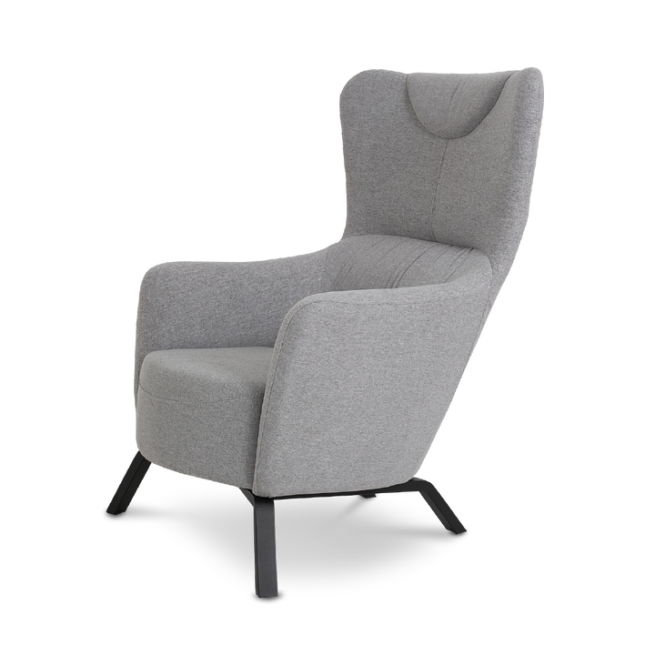 KILLY Lounge Arm Chair Light Grey