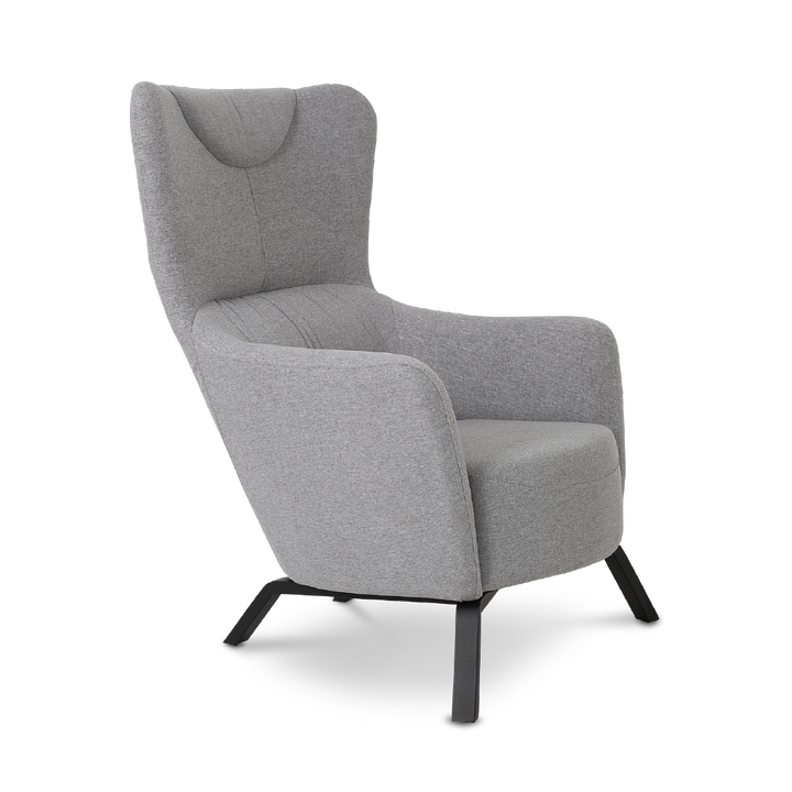 KILLY Lounge Arm Chair Light Grey
