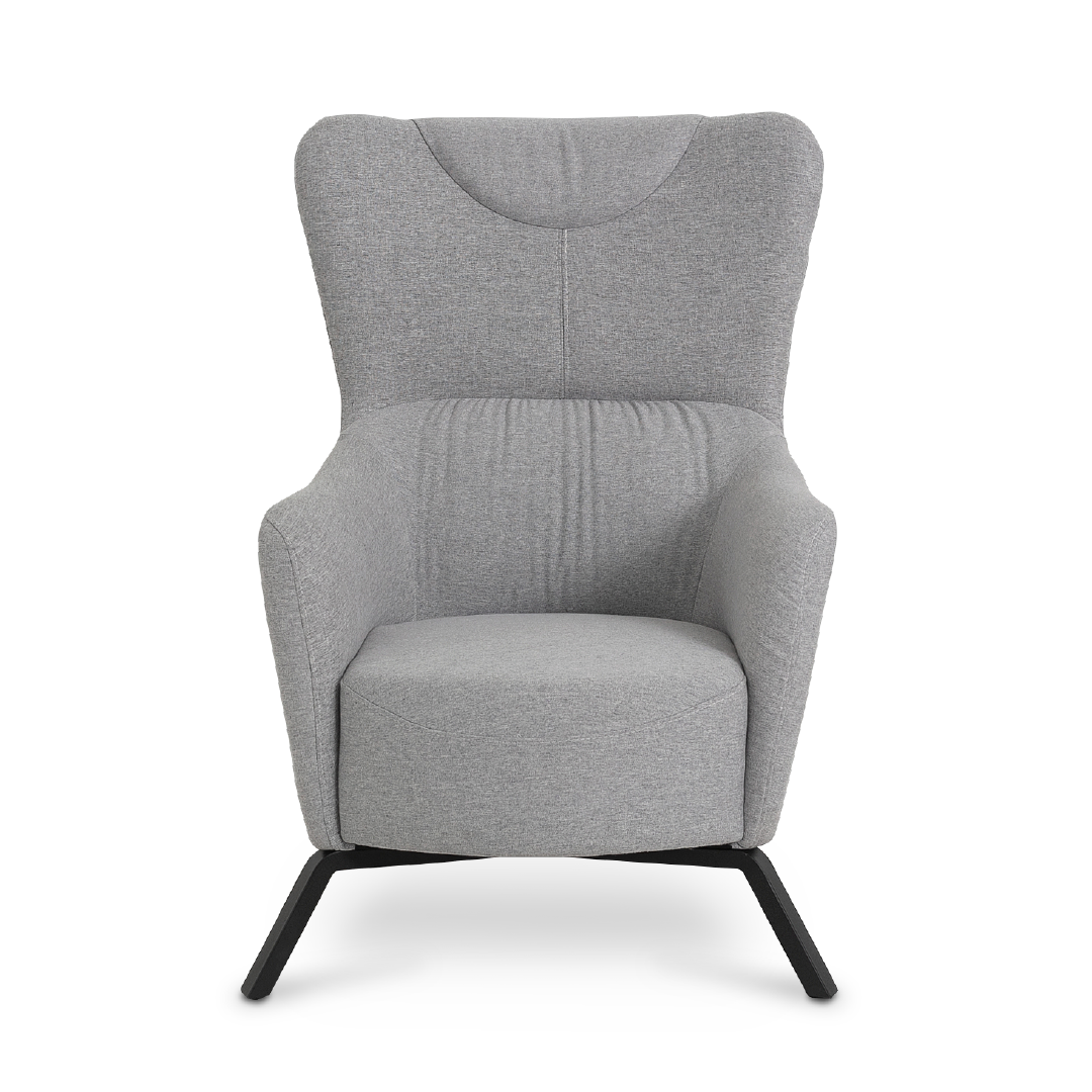 KILLY Lounge Arm Chair Light Grey