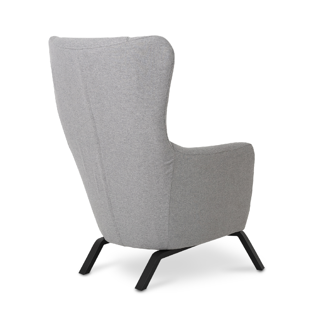 KILLY Lounge Arm Chair Light Grey