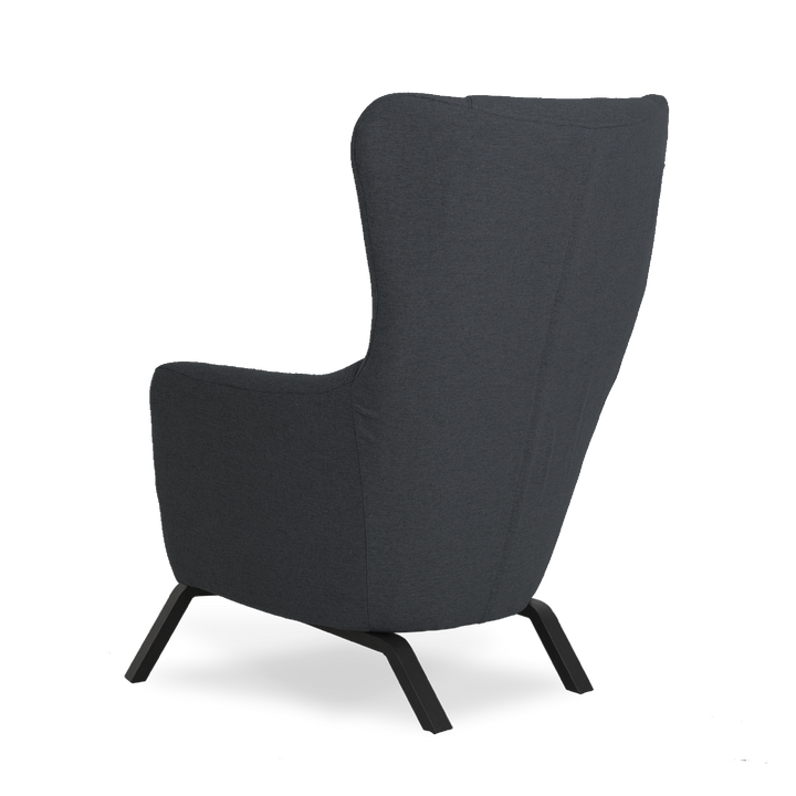 KILLY Lounge Arm Chair Dark Grey
