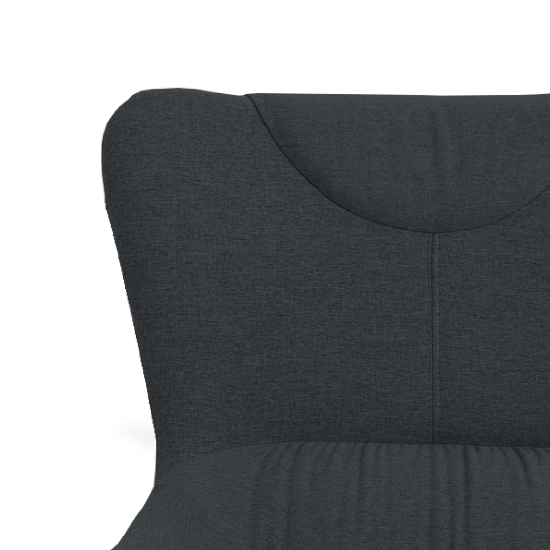 KILLY Lounge Arm Chair Dark Grey