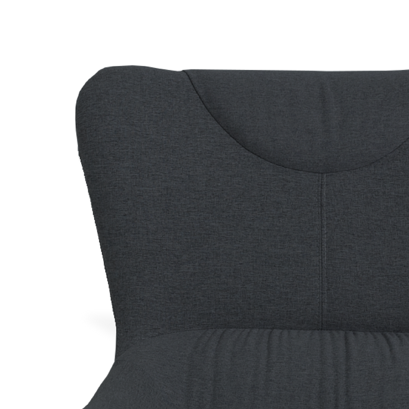 KILLY Lounge Arm Chair Dark Grey