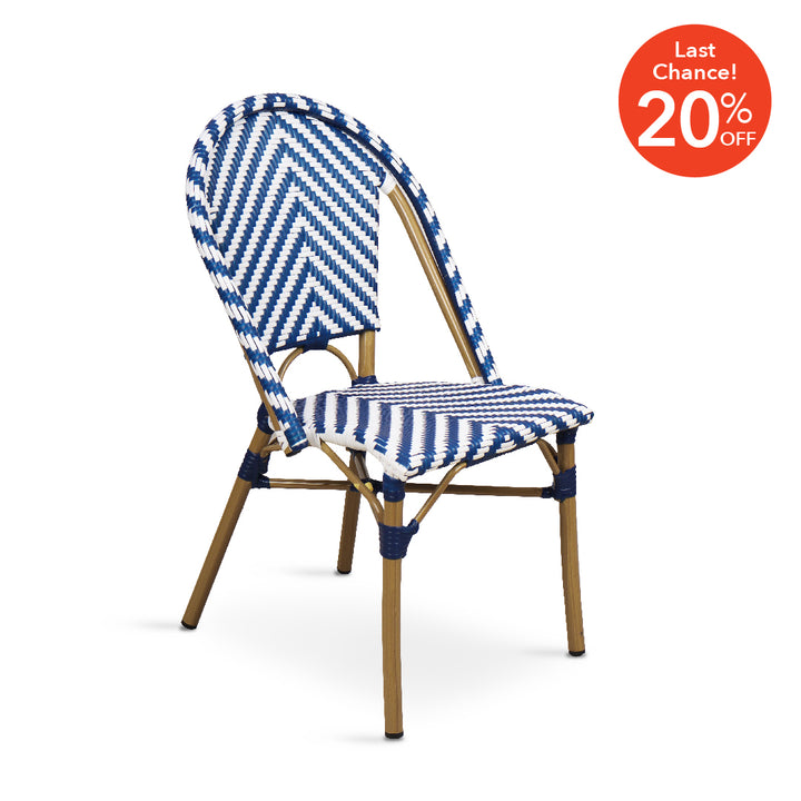 KRIYA II Garden Chair Blue White