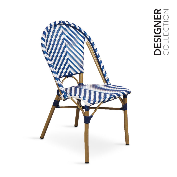 KRIYA II Garden Chair Blue White