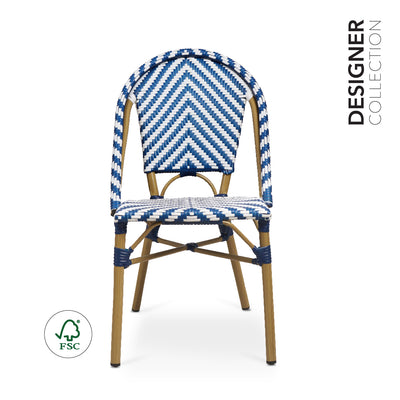 KRIYA II Garden Chair Blue White