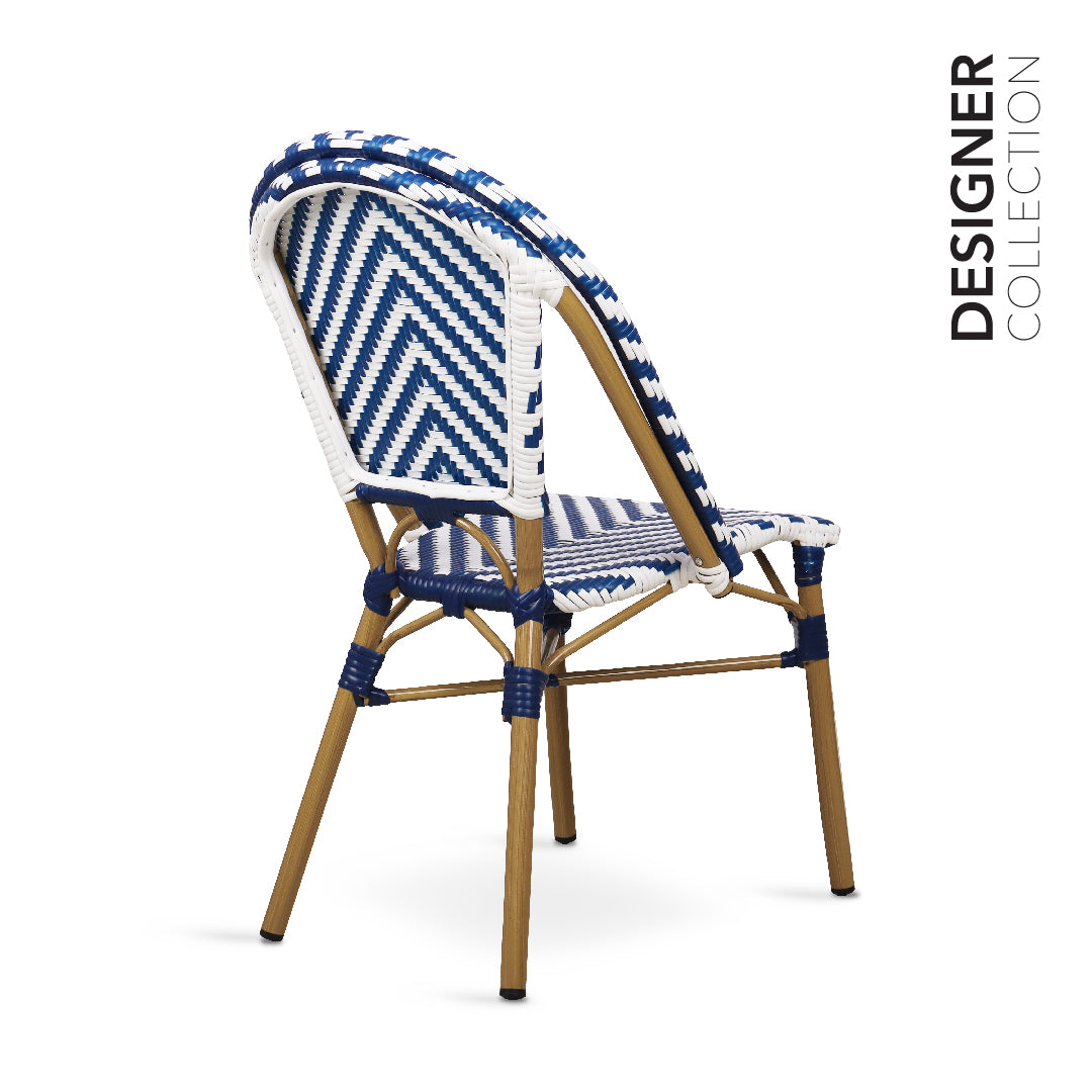 KRIYA II Garden Chair Blue White
