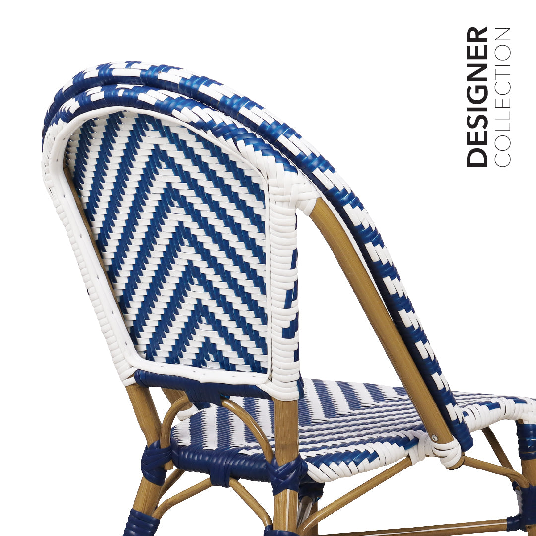 KRIYA II Garden Chair Blue White