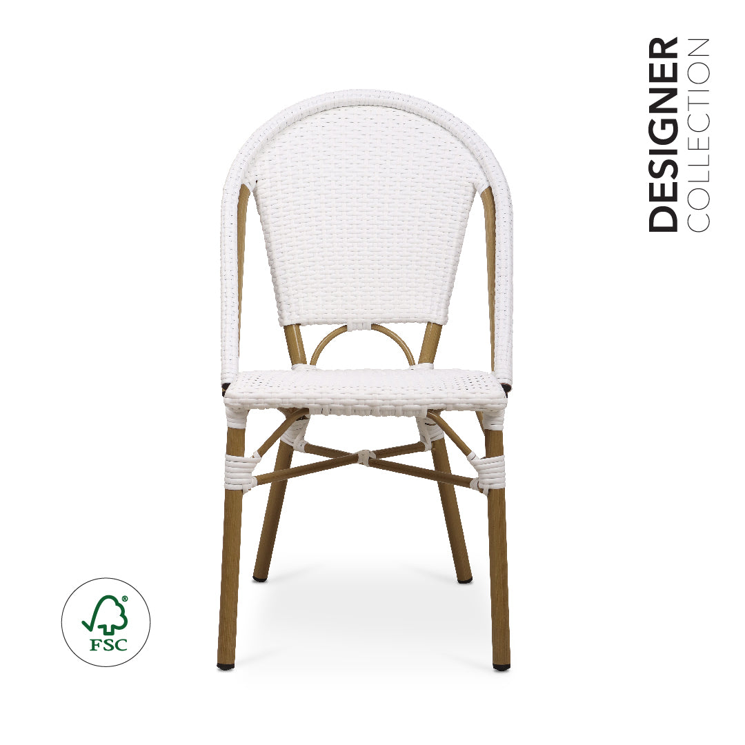 KRIYA II Garden Chair Natural White