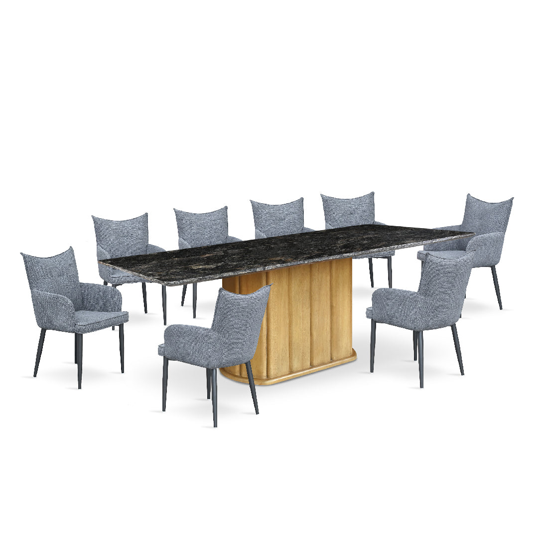 KYLORA Natural Marble Dining Table