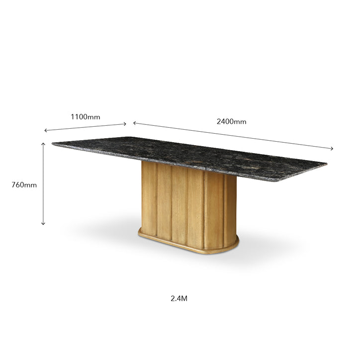 KYLORA Natural Marble Dining Table