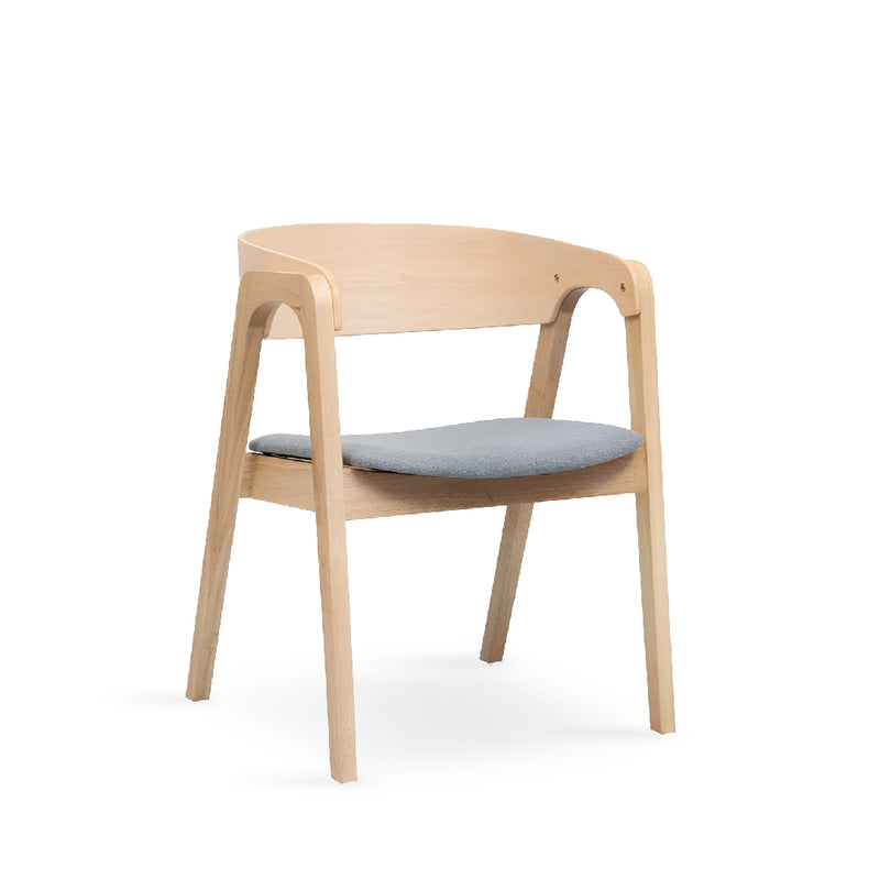 KAI Dining Chair with Armrest Natural