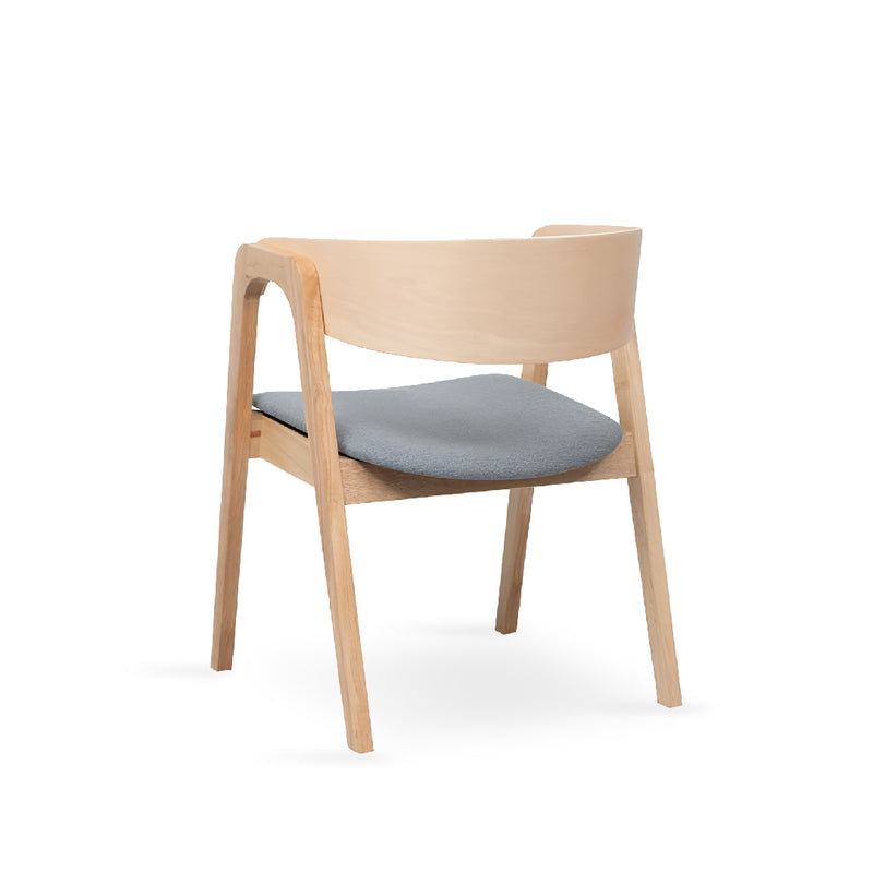 KAI Dining Chair with Armrest Natural