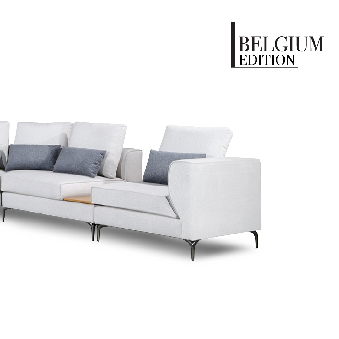 KATHY Corner Sofa with Console Table