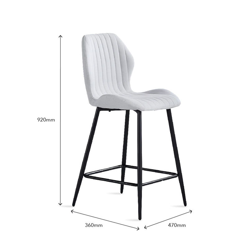 KEROL Island Chair Cream Grey