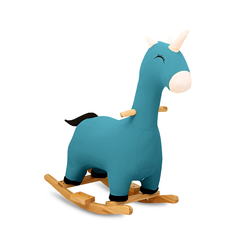 KIDS Rocking Unicorn Cyan Blue
